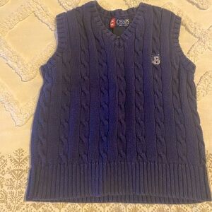 Champs blue vest little boys size five in good used condition